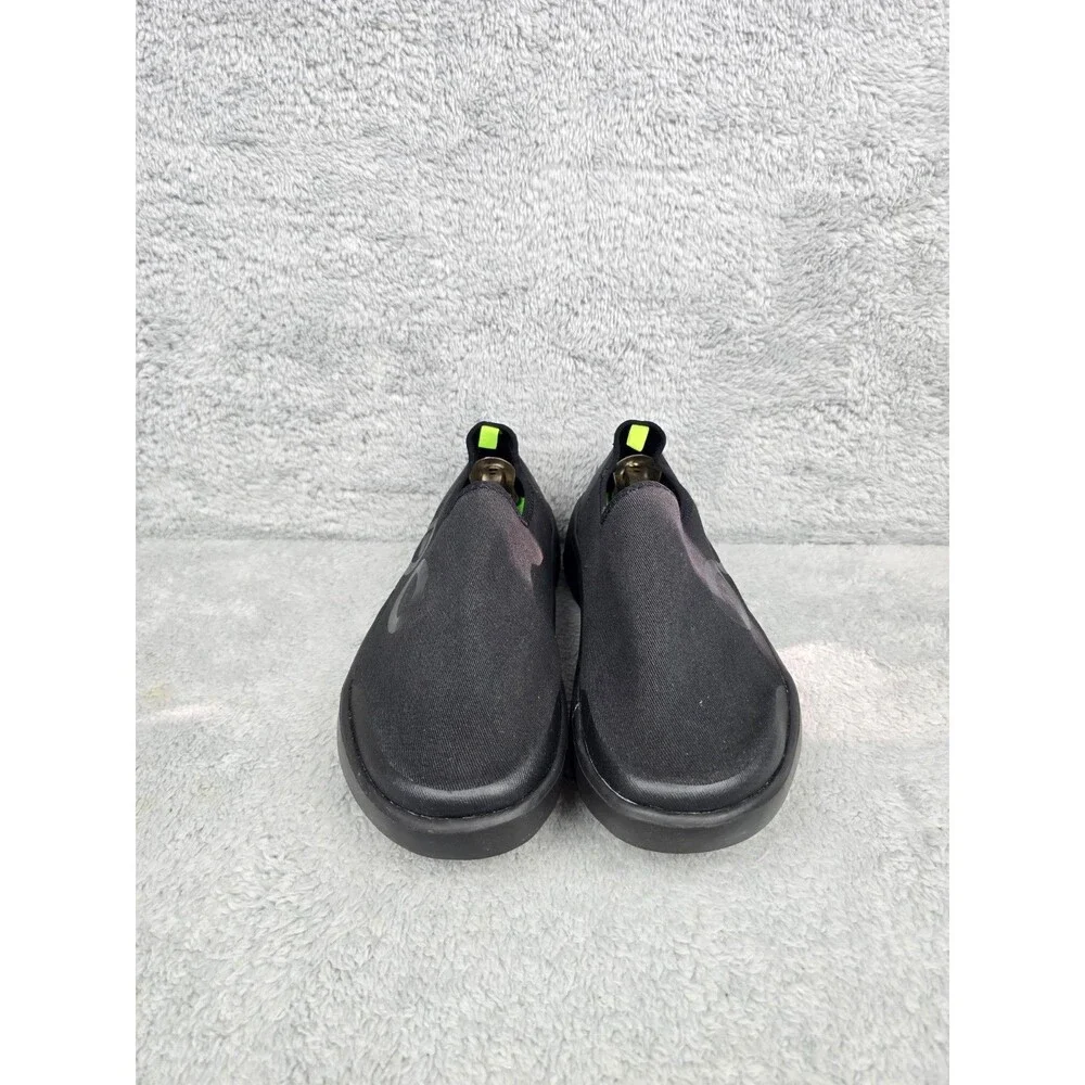 OOFOS OOmg eeZee Low Black Slip-On Shoes Recovery Comfort Sneakers Mens 8 EU 41